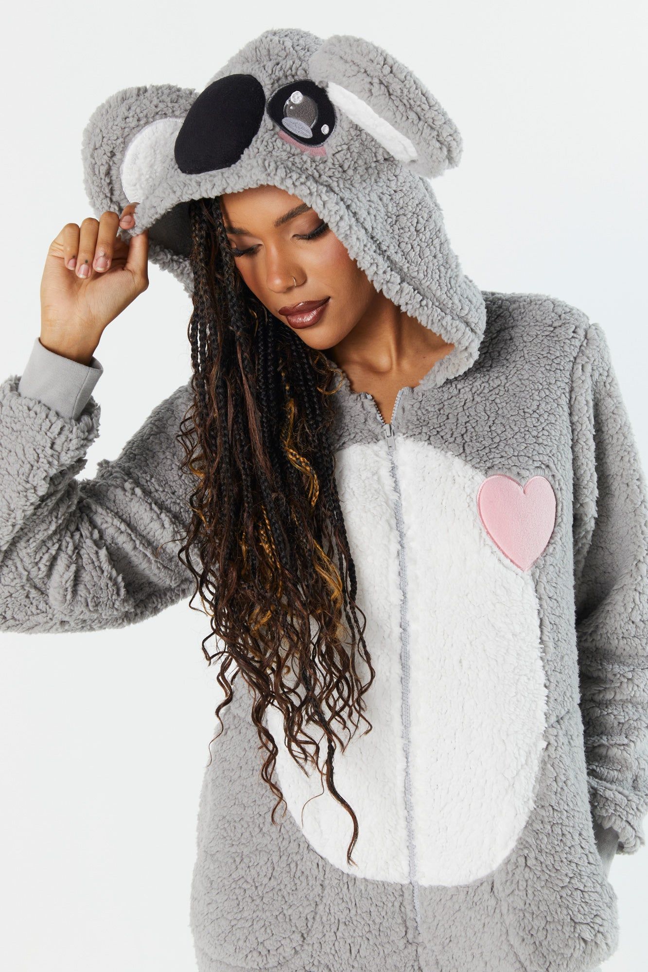 Plush 3D Koala Onesie sold by Charlotte Russe product image thumbnail 2
