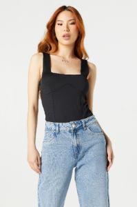 Contour Corset Bodysuit sold by Charlotte Russe