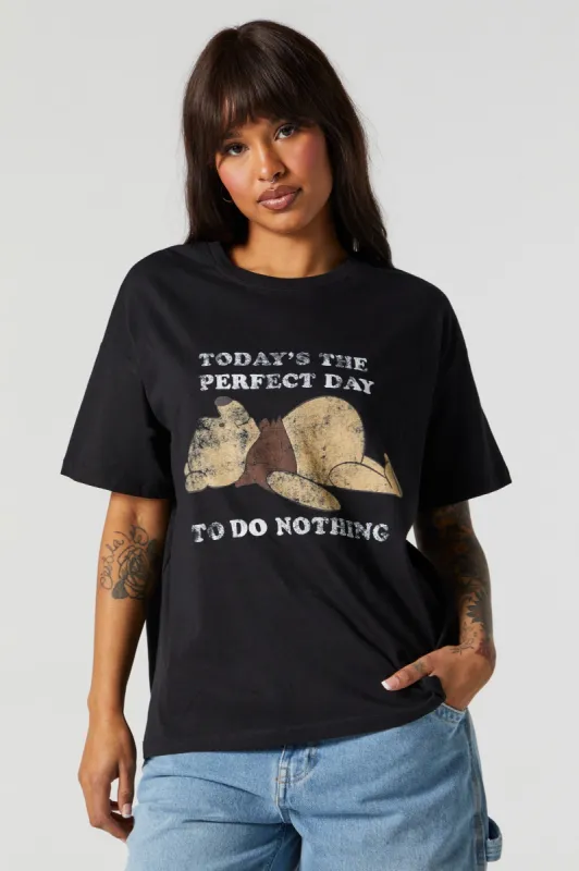 Winnie The Pooh Graphic Boyfriend T-Shirt sold by Charlotte Russe