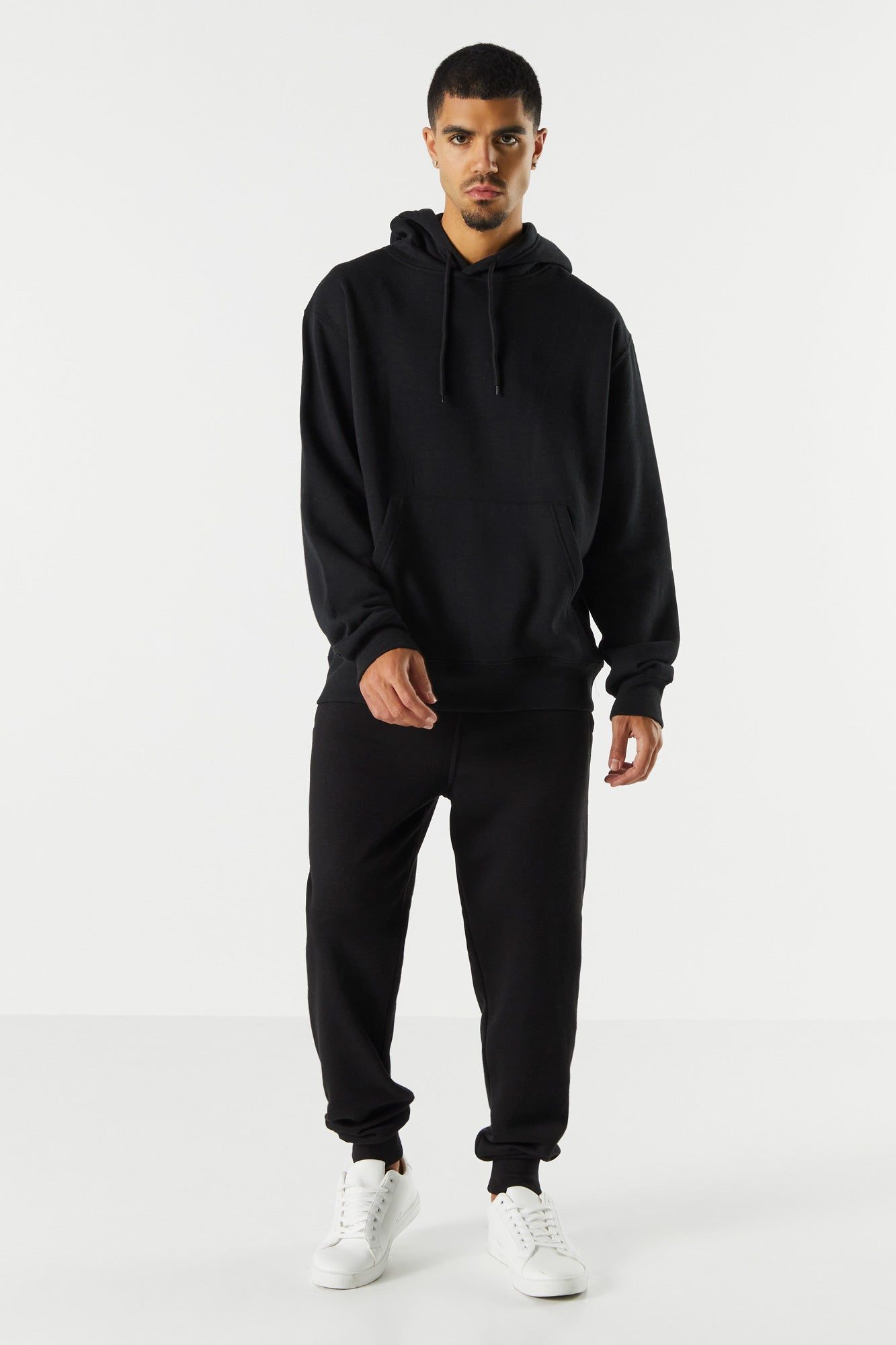 Solid Fleece Jogger sold by Charlotte Russe product image thumbnail 5