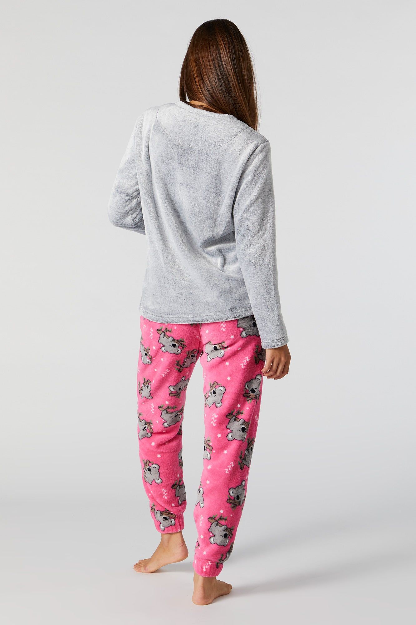 I Love My Bed 2 Piece Plush Pajama Set sold by Charlotte Russe product image thumbnail 48