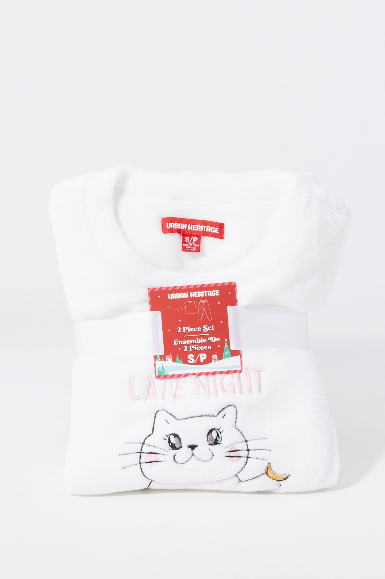 I Love My Bed 2 Piece Plush Pajama Set sold by Charlotte Russe product image thumbnail 50