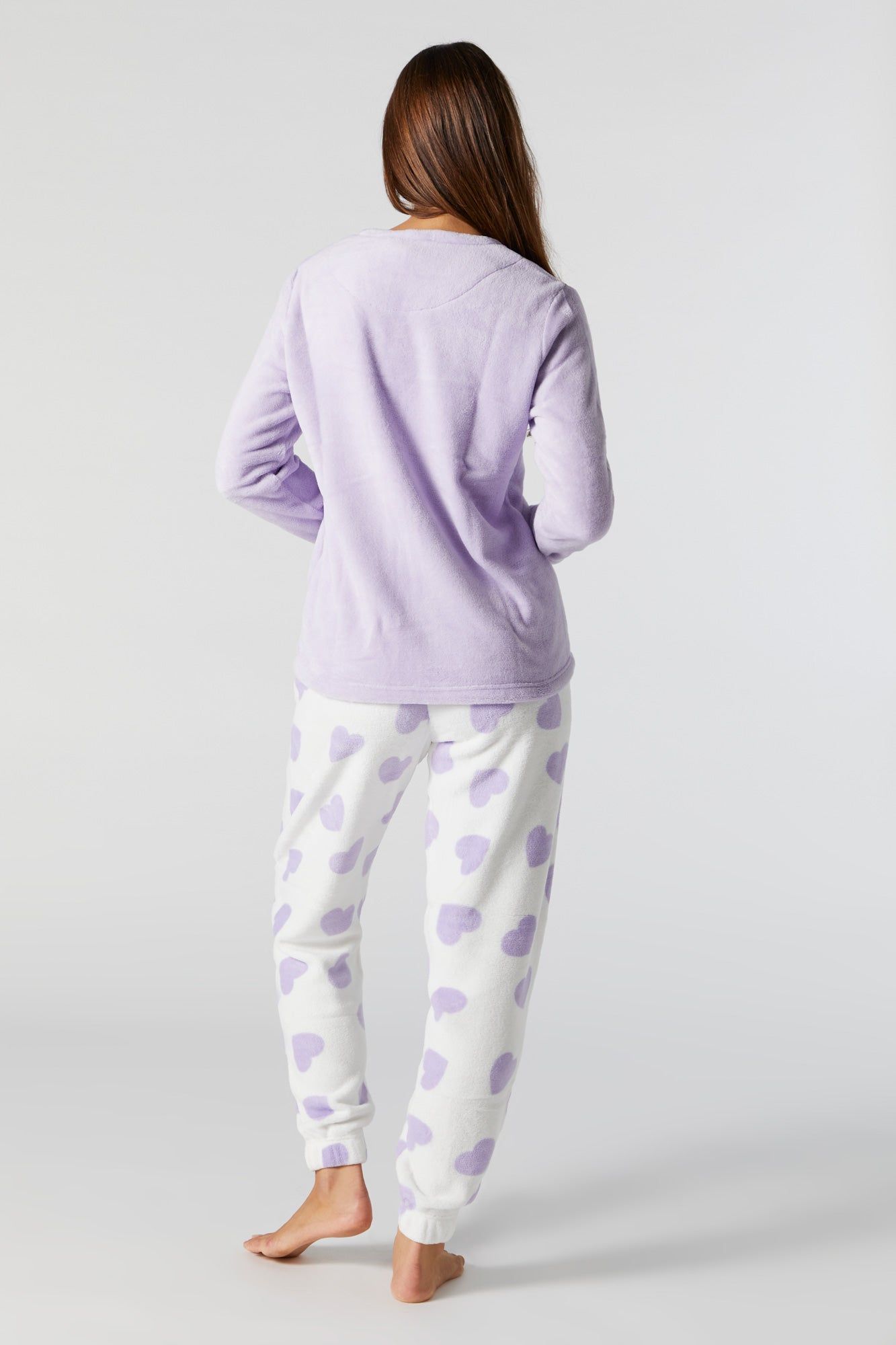 I Love My Bed 2 Piece Plush Pajama Set sold by Charlotte Russe product image thumbnail 41