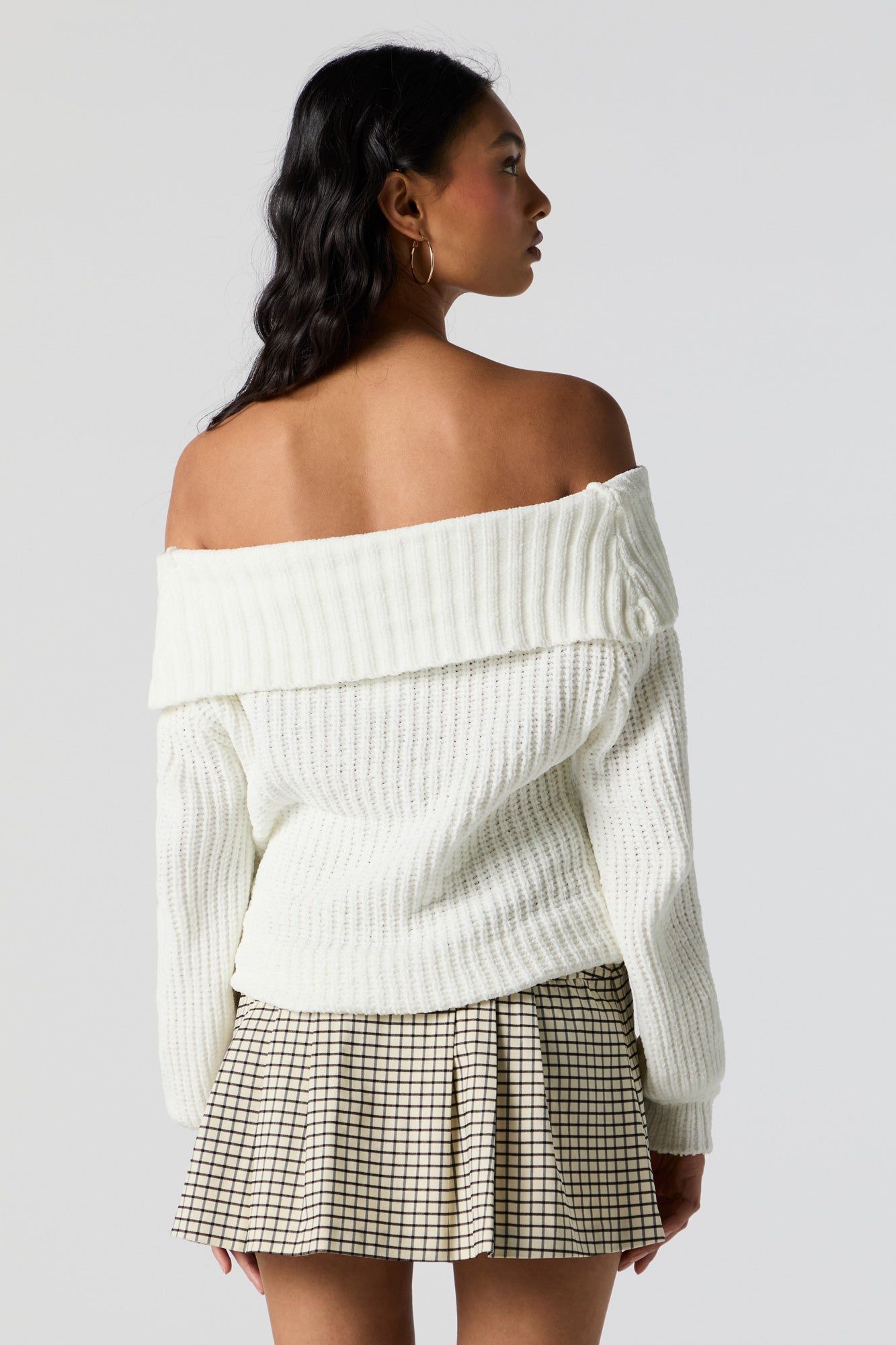 Tan Plaid Pleated Skirt sold by Charlotte Russe product image thumbnail 2