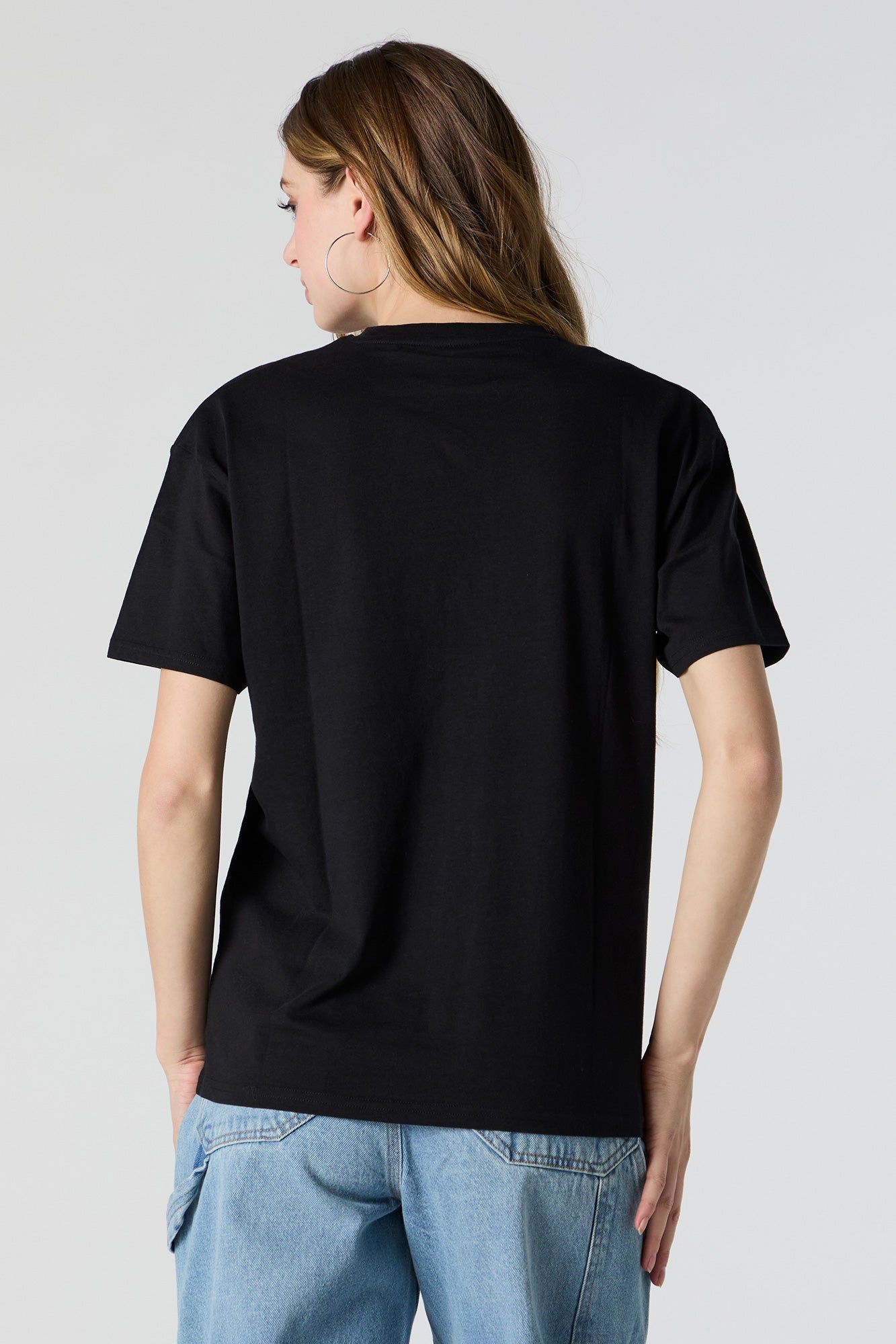 Def Leppard Rhinestone Graphic Boyfriend T-Shirt sold by Charlotte Russe product image thumbnail 4