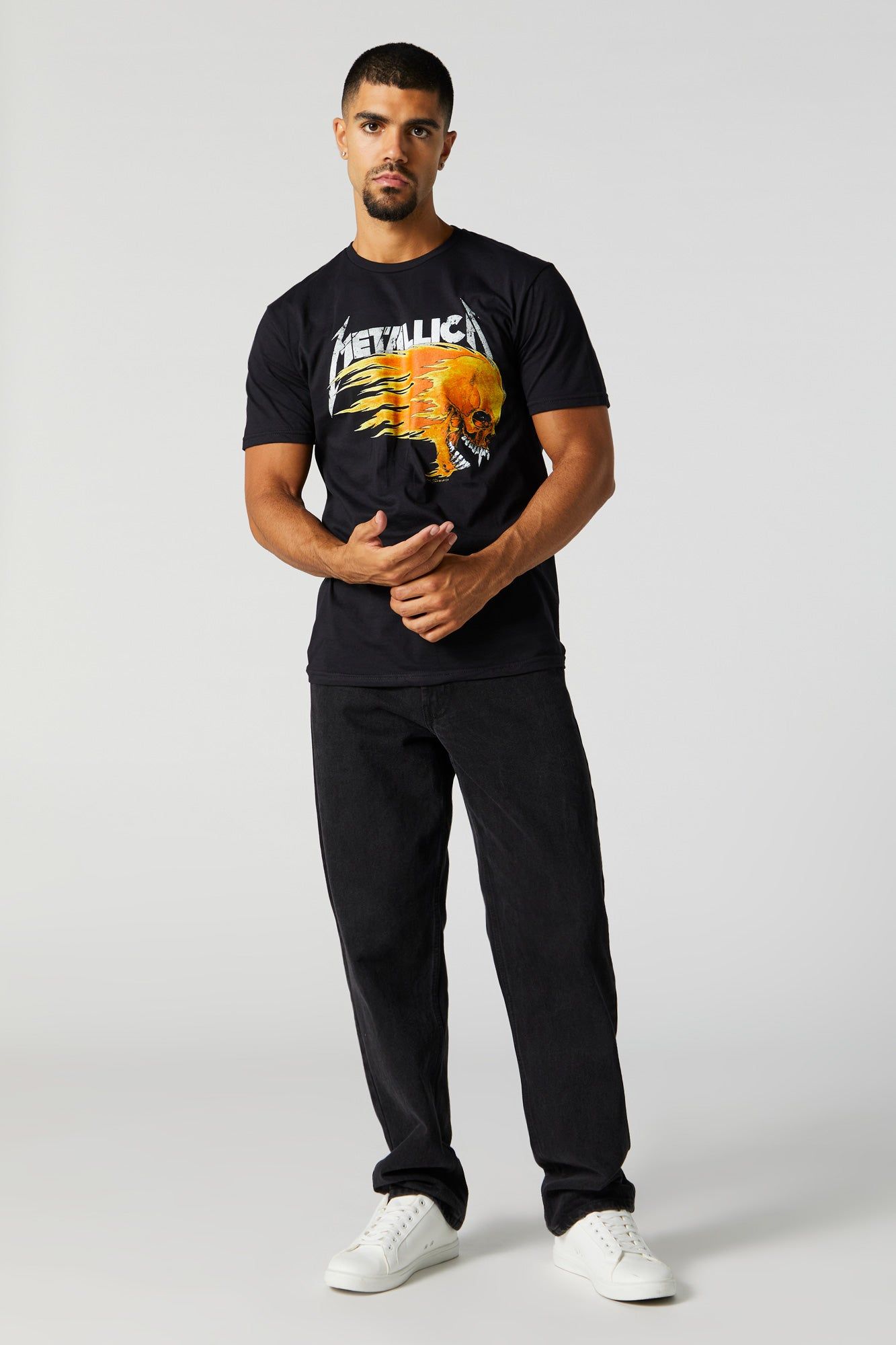 Metallica Graphic T-Shirt sold by Charlotte Russe product image thumbnail 4