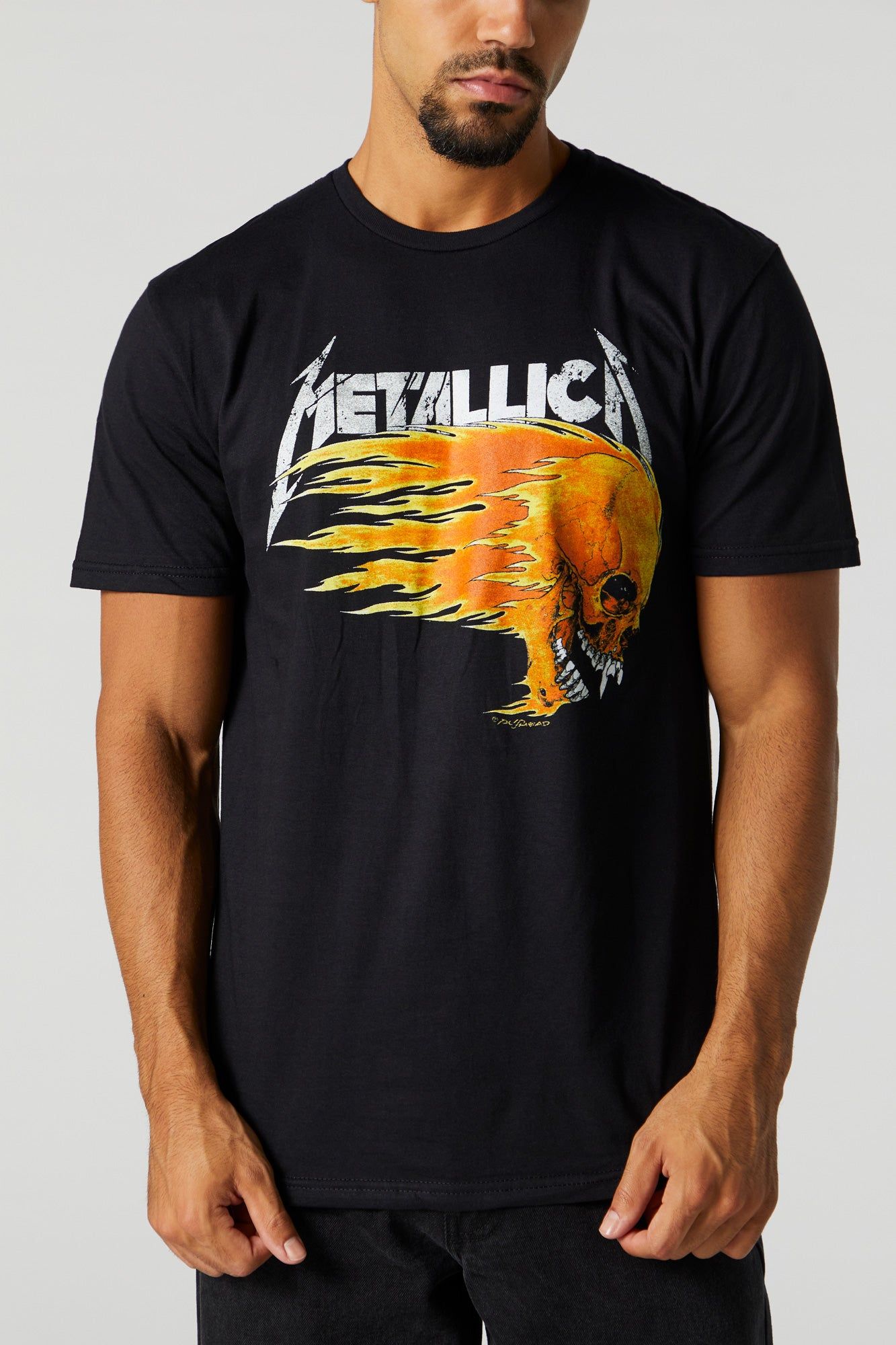 Metallica Graphic T-Shirt sold by Charlotte Russe product image thumbnail 2