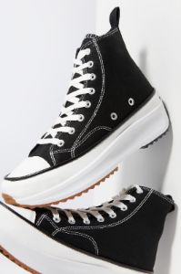 Spiked Sole Lace-Up High Top Sneaker sold by Charlotte Russe