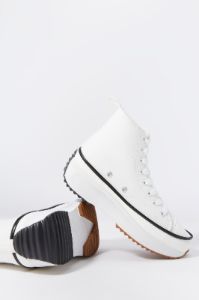 Spiked Sole Lace-Up High Top Sneaker sold by Charlotte Russe