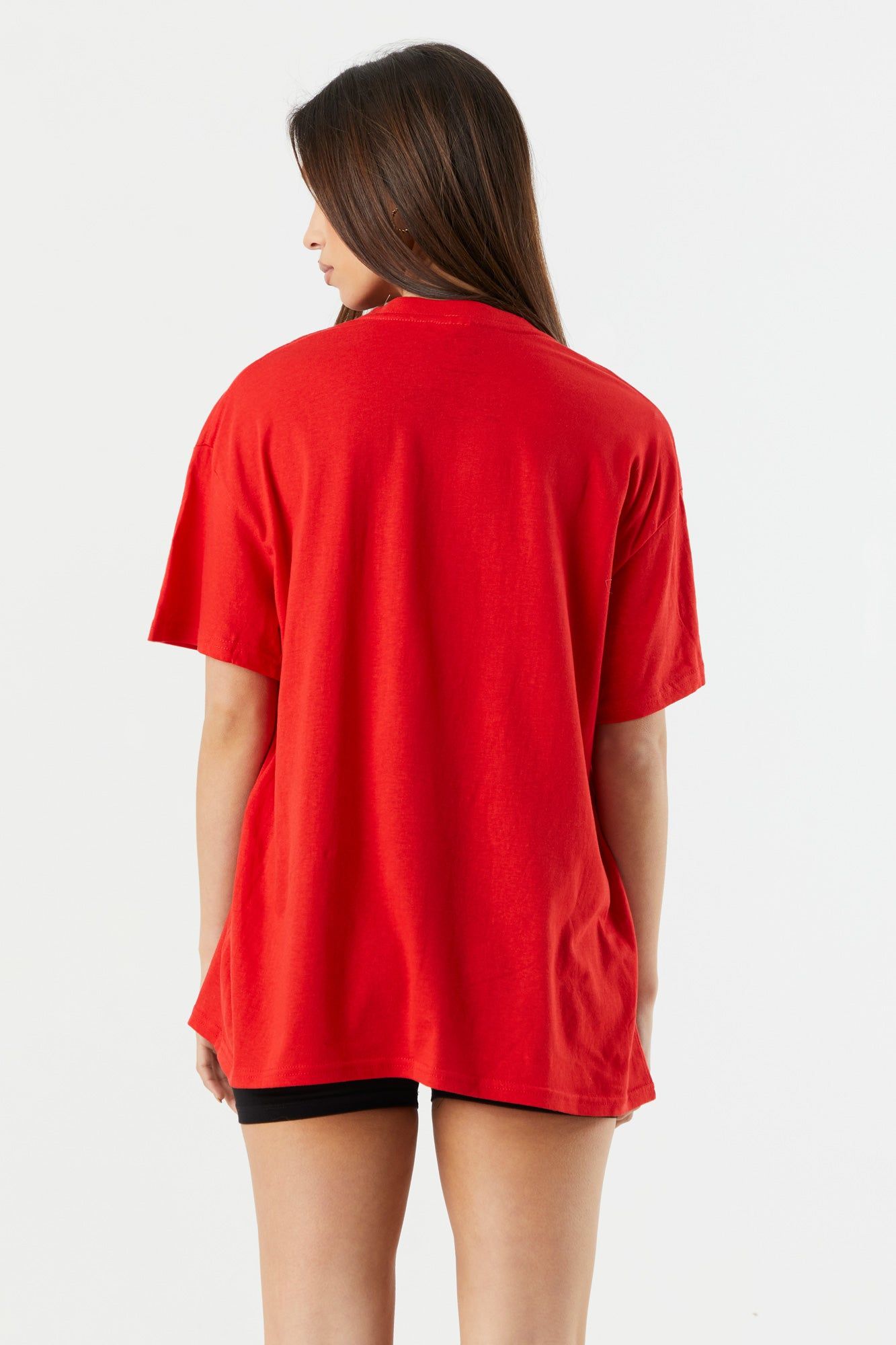 Red Hello Kitty Graphic Boyfriend T-Shirt sold by Charlotte Russe product image thumbnail 2