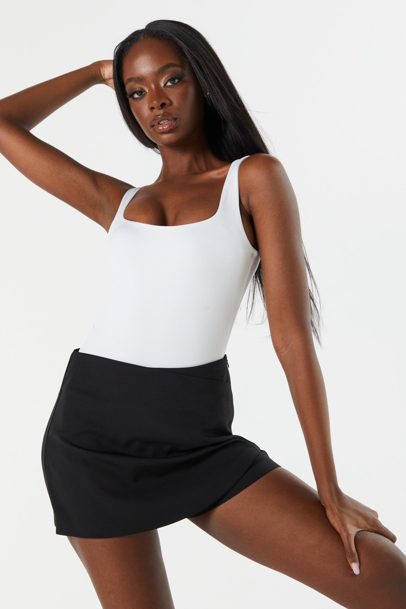 Micro Mini Skort sold by Charlotte Russe product image thumbnail 4