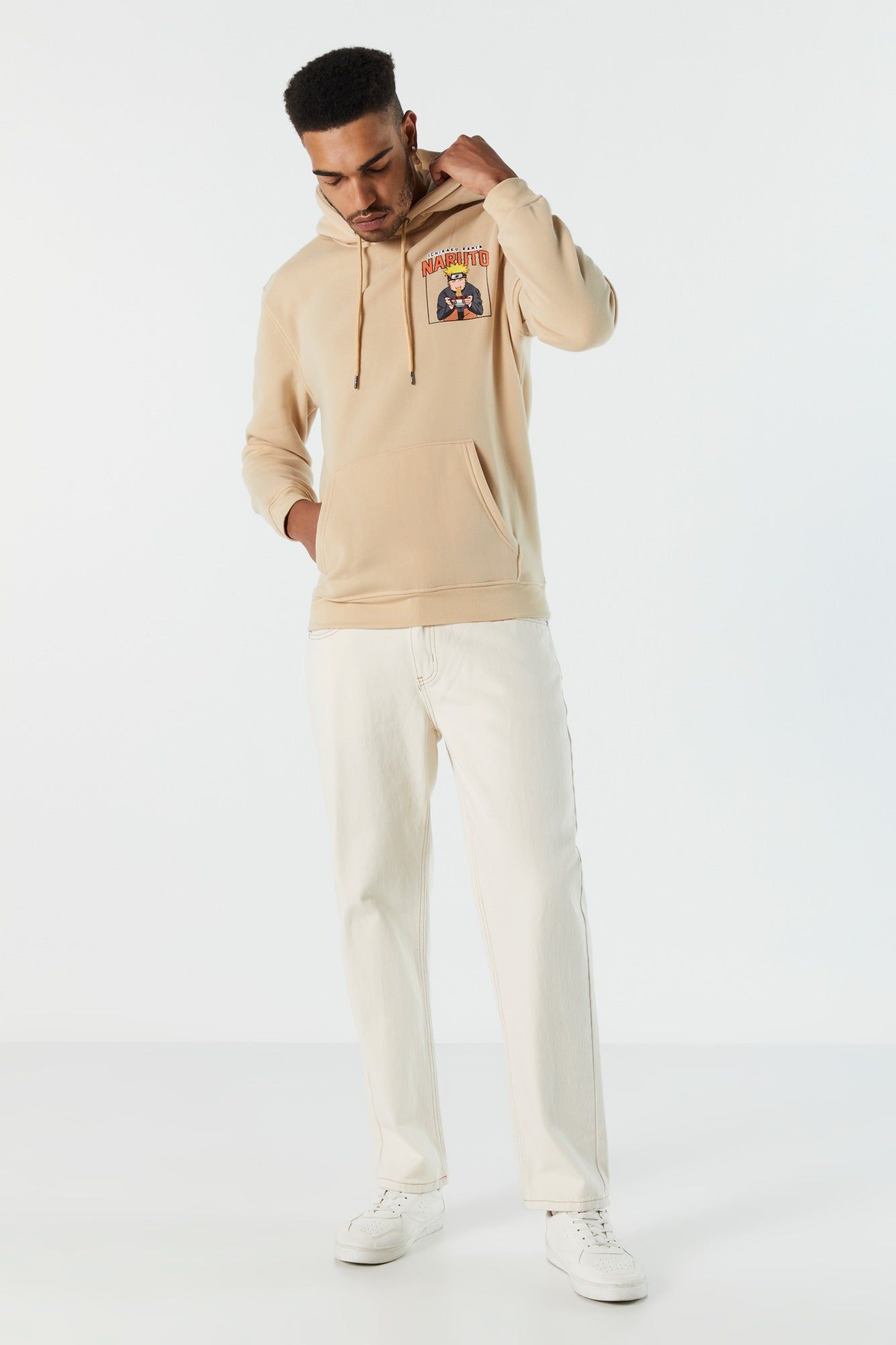 Naruto Ramen Graphic Fleece Hoodie sold by Charlotte Russe product image thumbnail 4