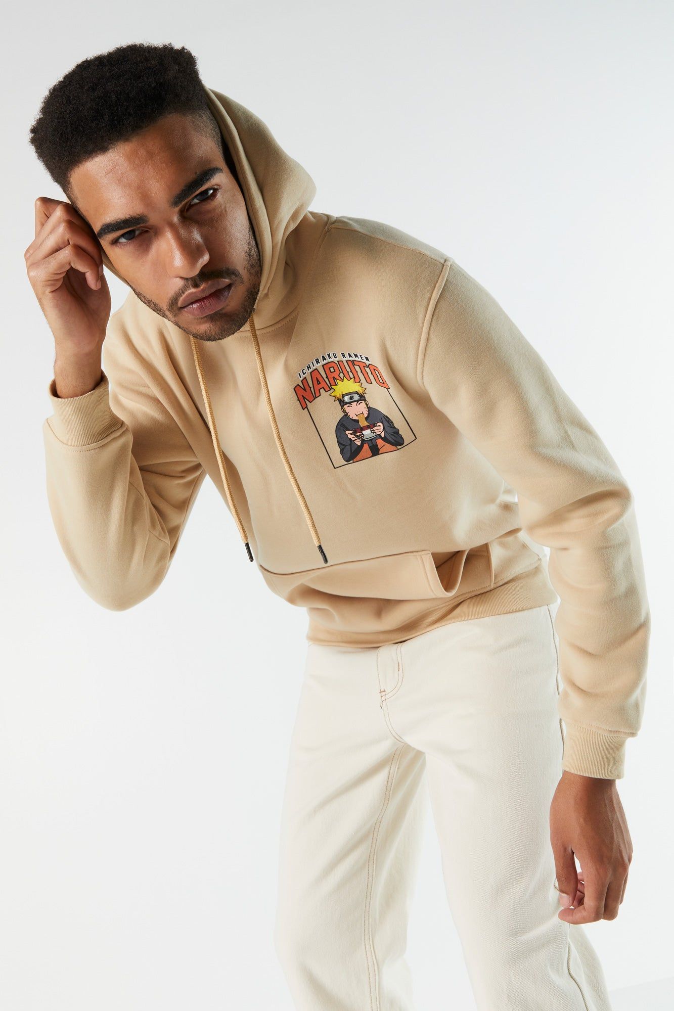 Naruto Ramen Graphic Fleece Hoodie sold by Charlotte Russe