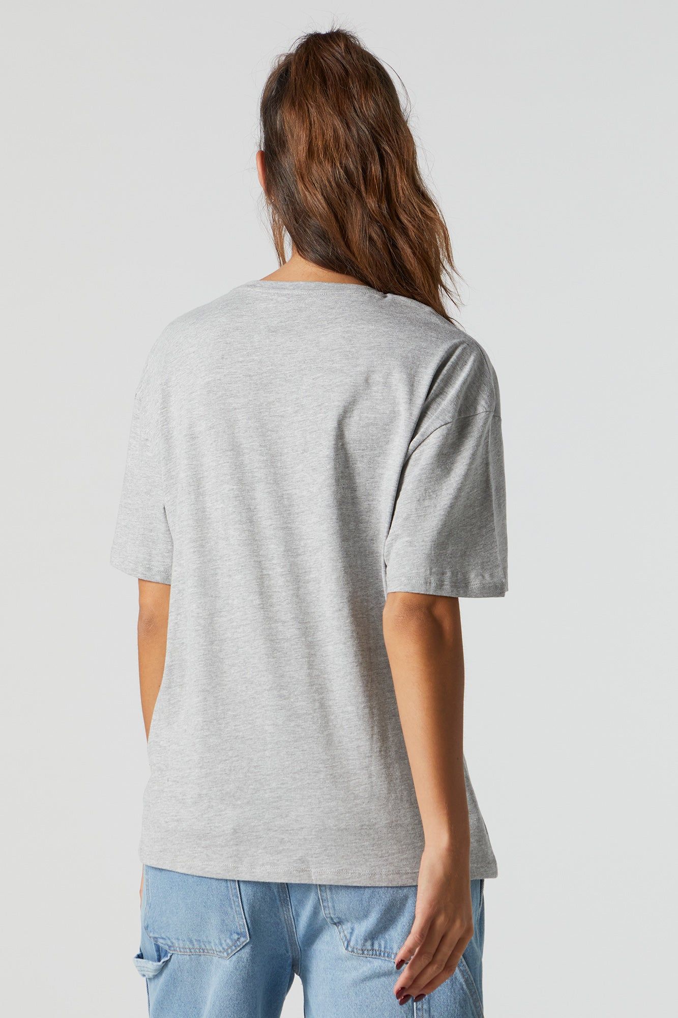 Stitch Graphic Boyfriend T-Shirt sold by Charlotte Russe product image thumbnail 4