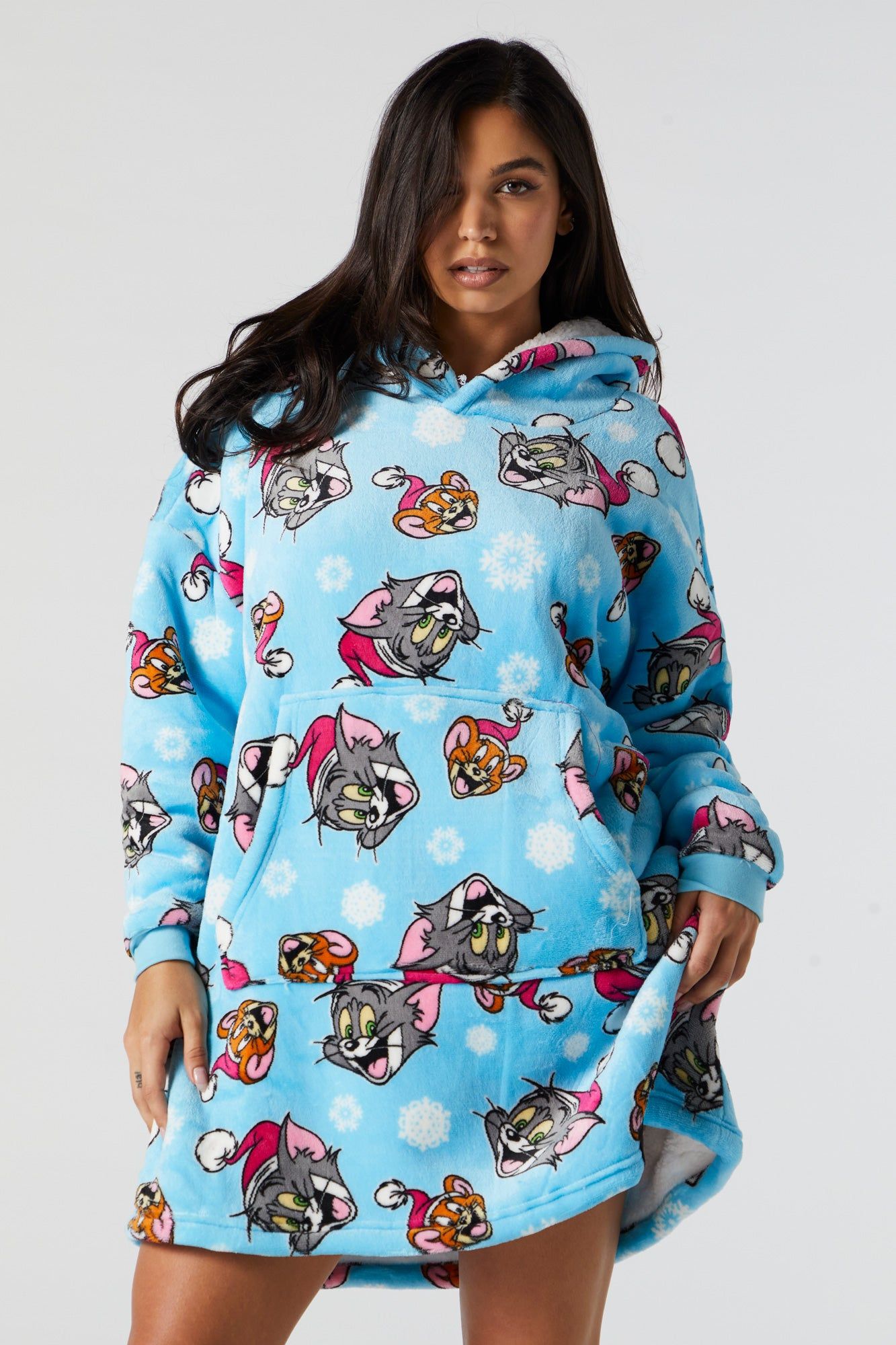 Xmas Tom and Jerry Print Humungo sold by Charlotte Russe