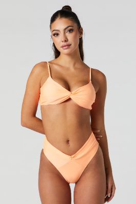 V-Hem High Rise Bikini Bottom sold by Charlotte Russe
