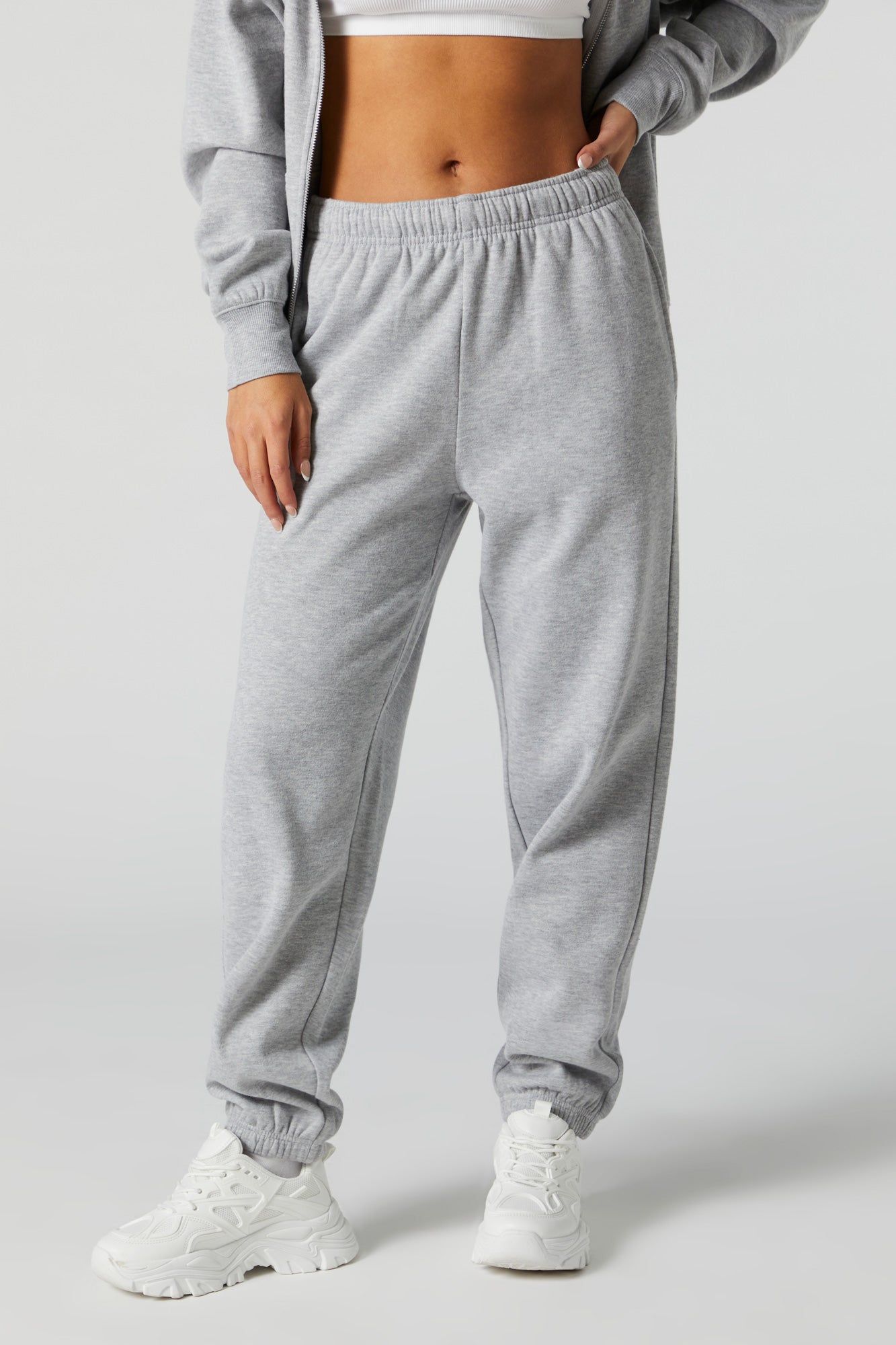 Fleece Boyfriend Jogger sold by Charlotte Russe product image thumbnail 5