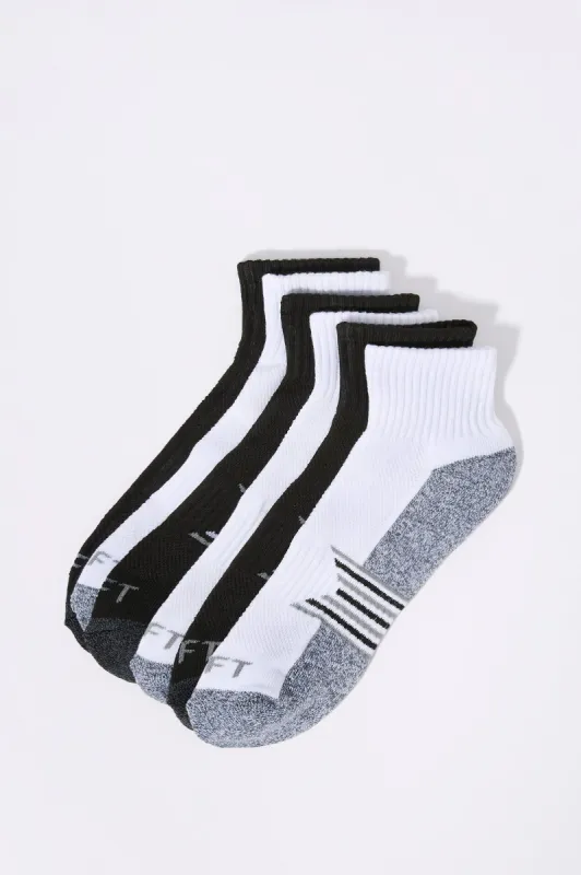 Athletic Ribbed Ankle Socks (6 Pack) sold by Charlotte Russe