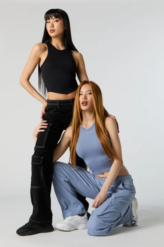 Multi Pocket Cargo Pant sold by Charlotte Russe