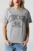 Chicago Graphic Boyfriend T-Shirt sold by Charlotte Russe