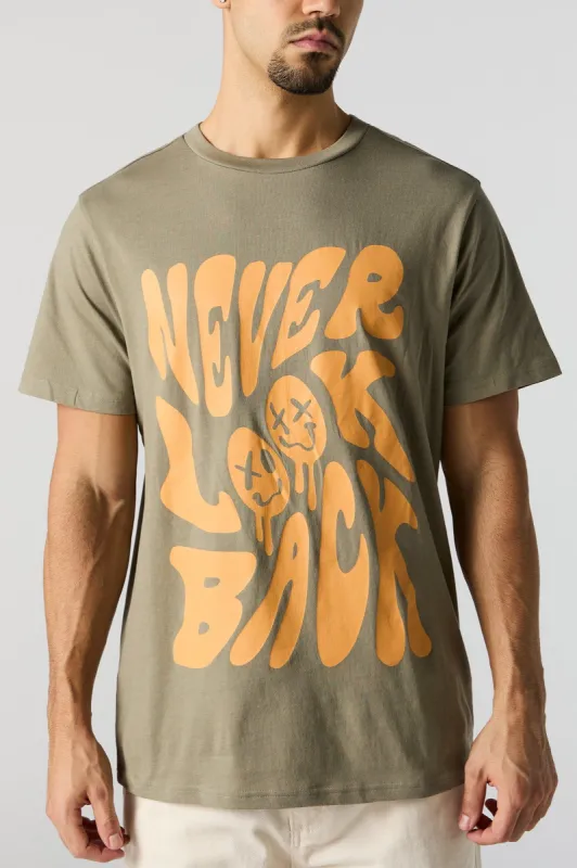 Never Look Back Graphic T-Shirt sold by Charlotte Russe