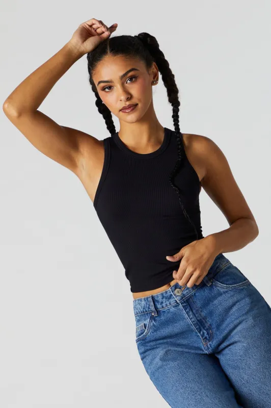 Seamless Ribbed Tank sold by Charlotte Russe
