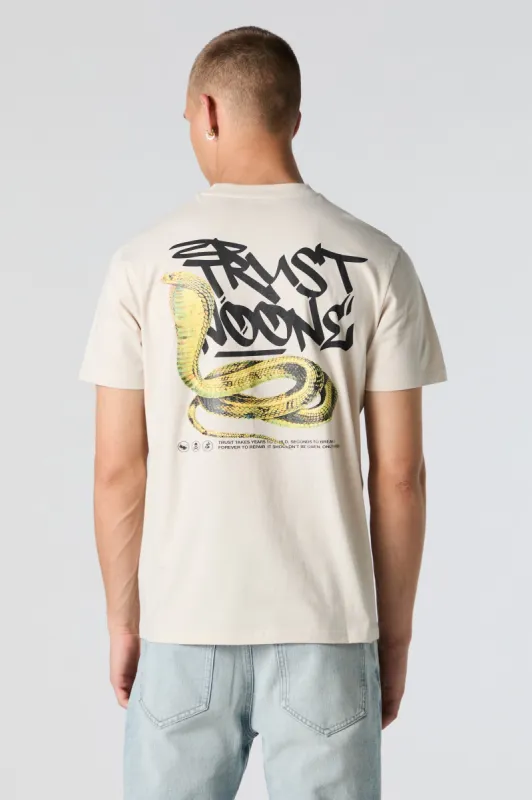 Trust No One Graphic T-Shirt sold by Charlotte Russe