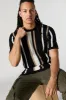 Striped Knit T-Shirt sold by Charlotte Russe