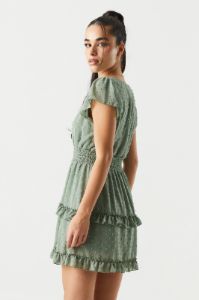 Chiffon Dotted Tiered Dress sold by Charlotte Russe