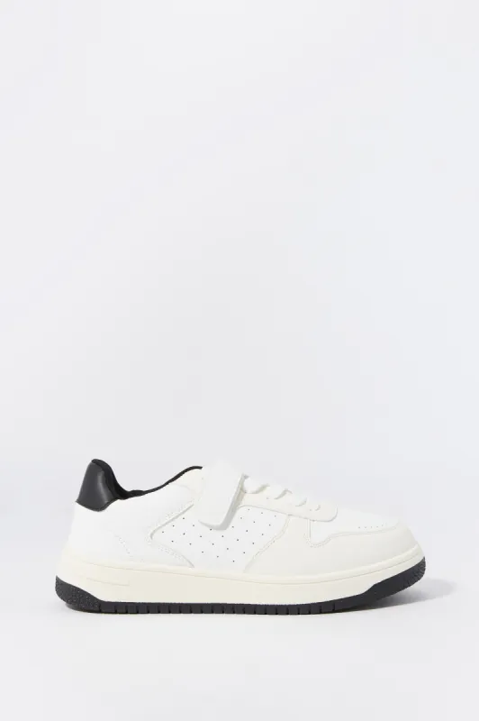 Lace Up Velcro Platform Sneaker sold by Charlotte Russe
