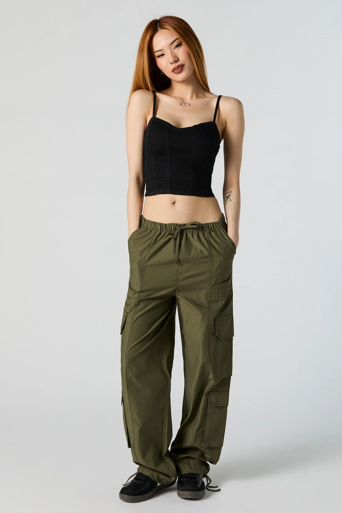 Straight Leg Cargo Jogger sold by Charlotte Russe