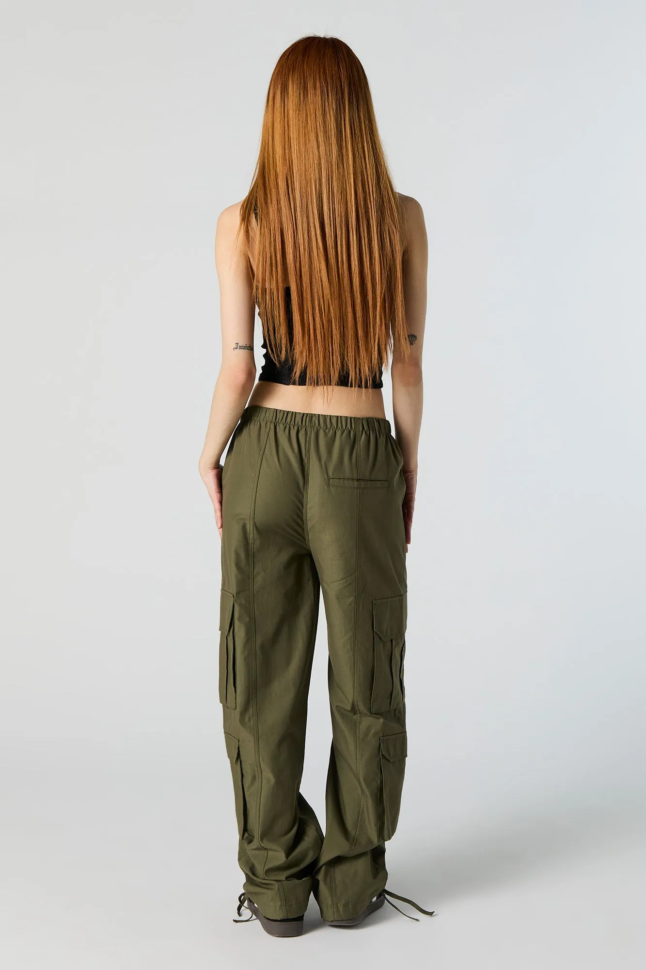 Straight Leg Cargo Jogger sold by Charlotte Russe product image thumbnail 3