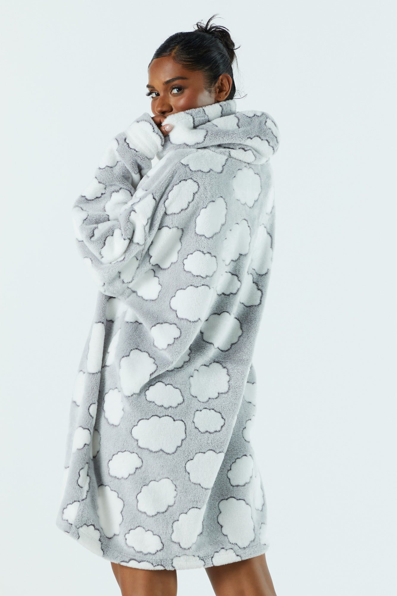 Cloud Print Humungo sold by Charlotte Russe product image thumbnail 2