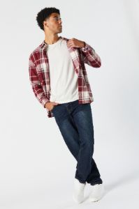Dark Wash Athletic Jean sold by Charlotte Russe