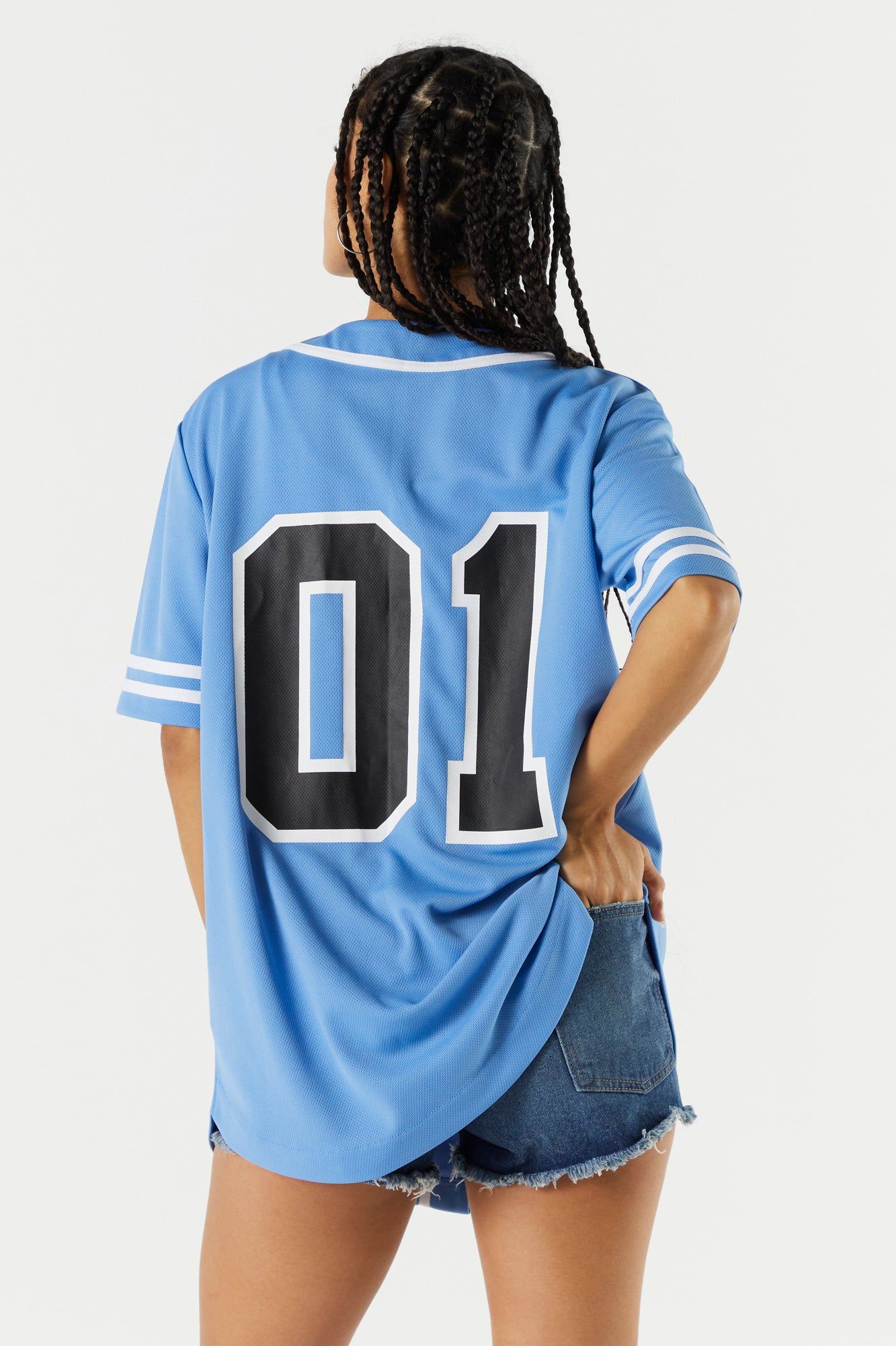 Graphic Baseball Jersey sold by Charlotte Russe product image thumbnail 2