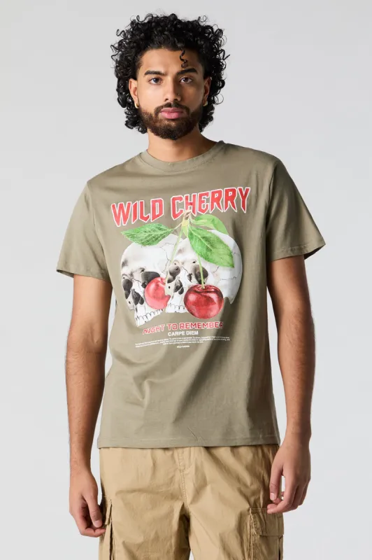 Wild Cherry Graphic T-Shirt sold by Charlotte Russe
