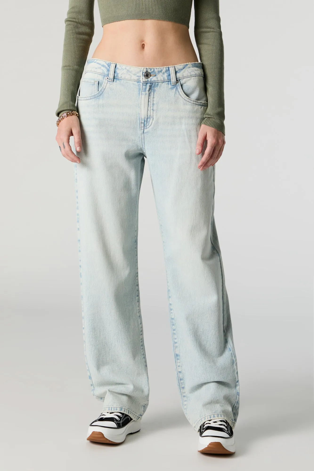 Light Washed Baggy Jean sold by Charlotte Russe product image thumbnail 2