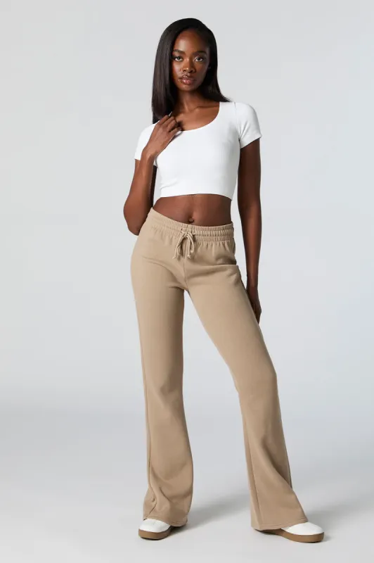 Fleece Flare Sweatpant sold by Charlotte Russe