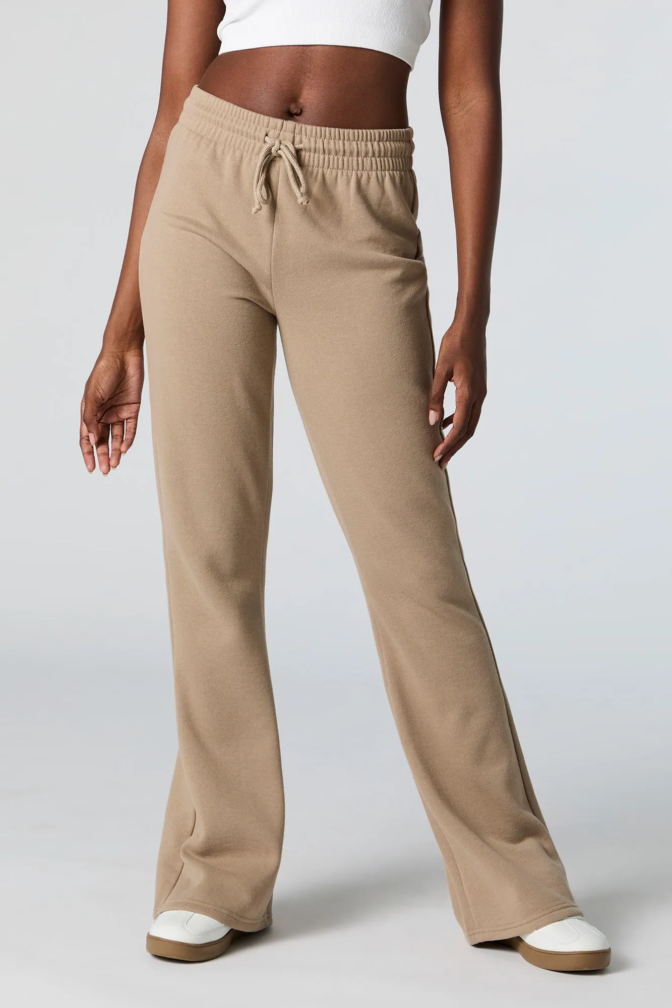 Fleece Flare Sweatpant sold by Charlotte Russe product image thumbnail 2