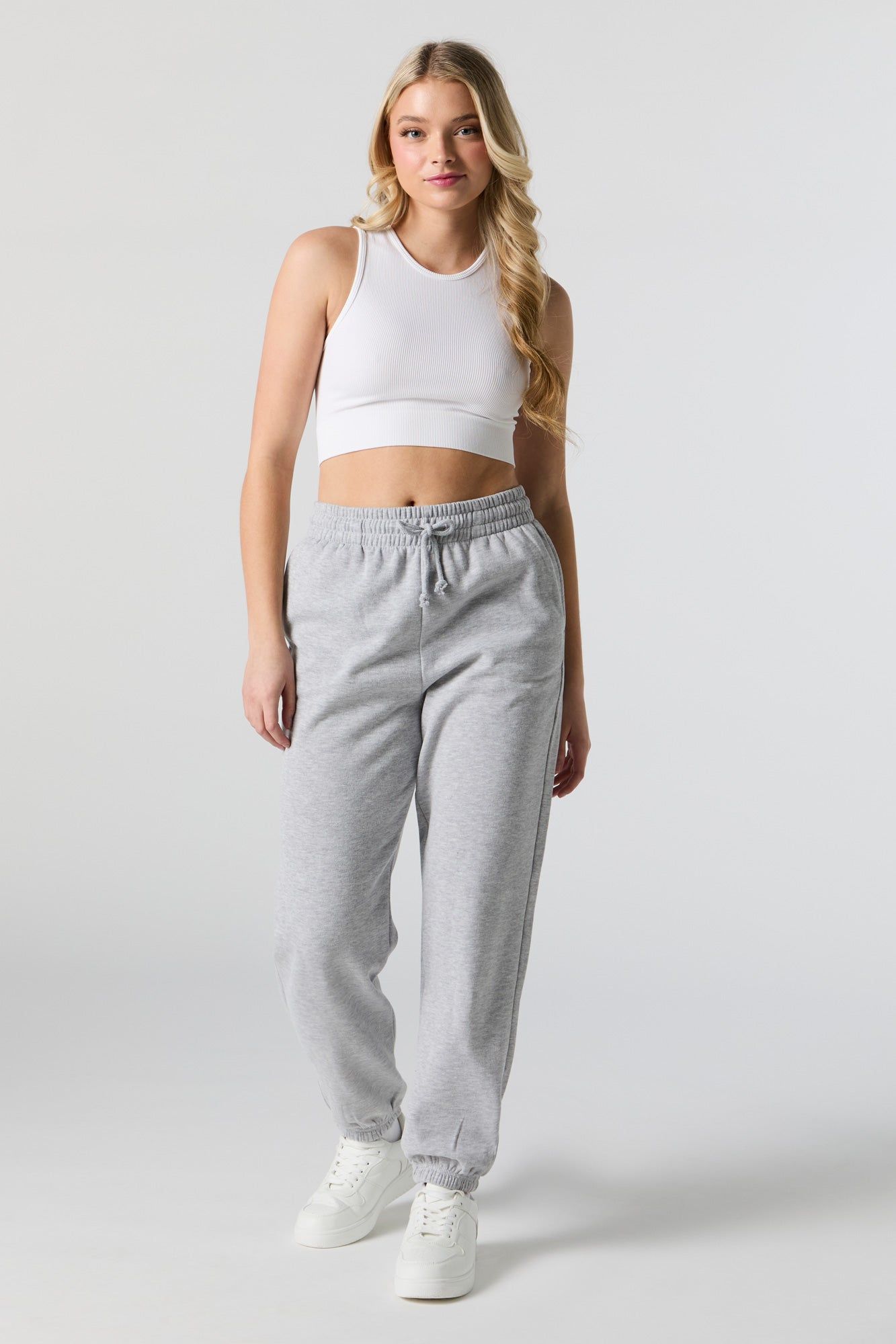 Soft Fleece High-Rise Jogger sold by Charlotte Russe