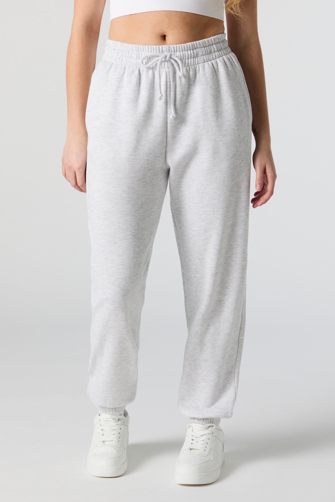 Soft Fleece High-Rise Jogger sold by Charlotte Russe product image thumbnail 5
