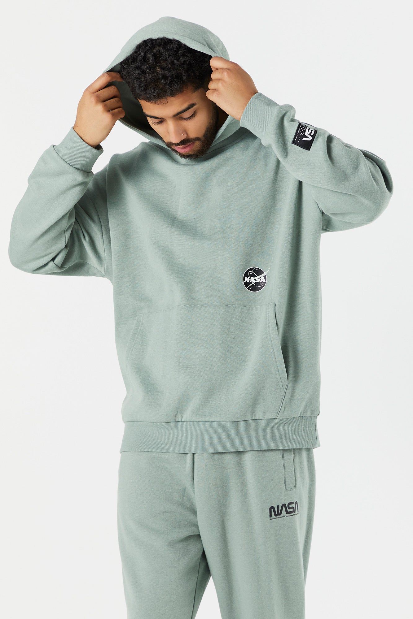 NASA Graphic Oversized Hoodie sold by Charlotte Russe