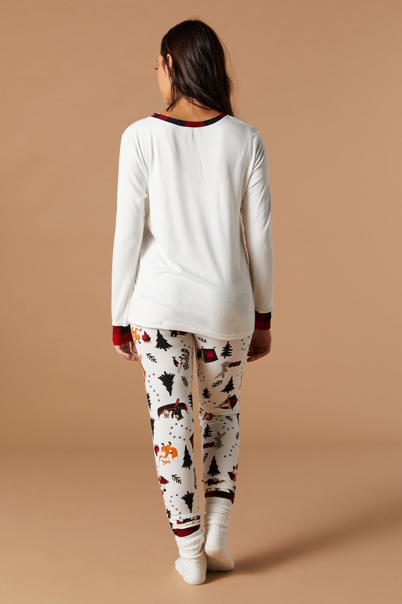 Matching the Family Wildlife 2 Piece Pajama Set sold by Charlotte Russe product image thumbnail 5