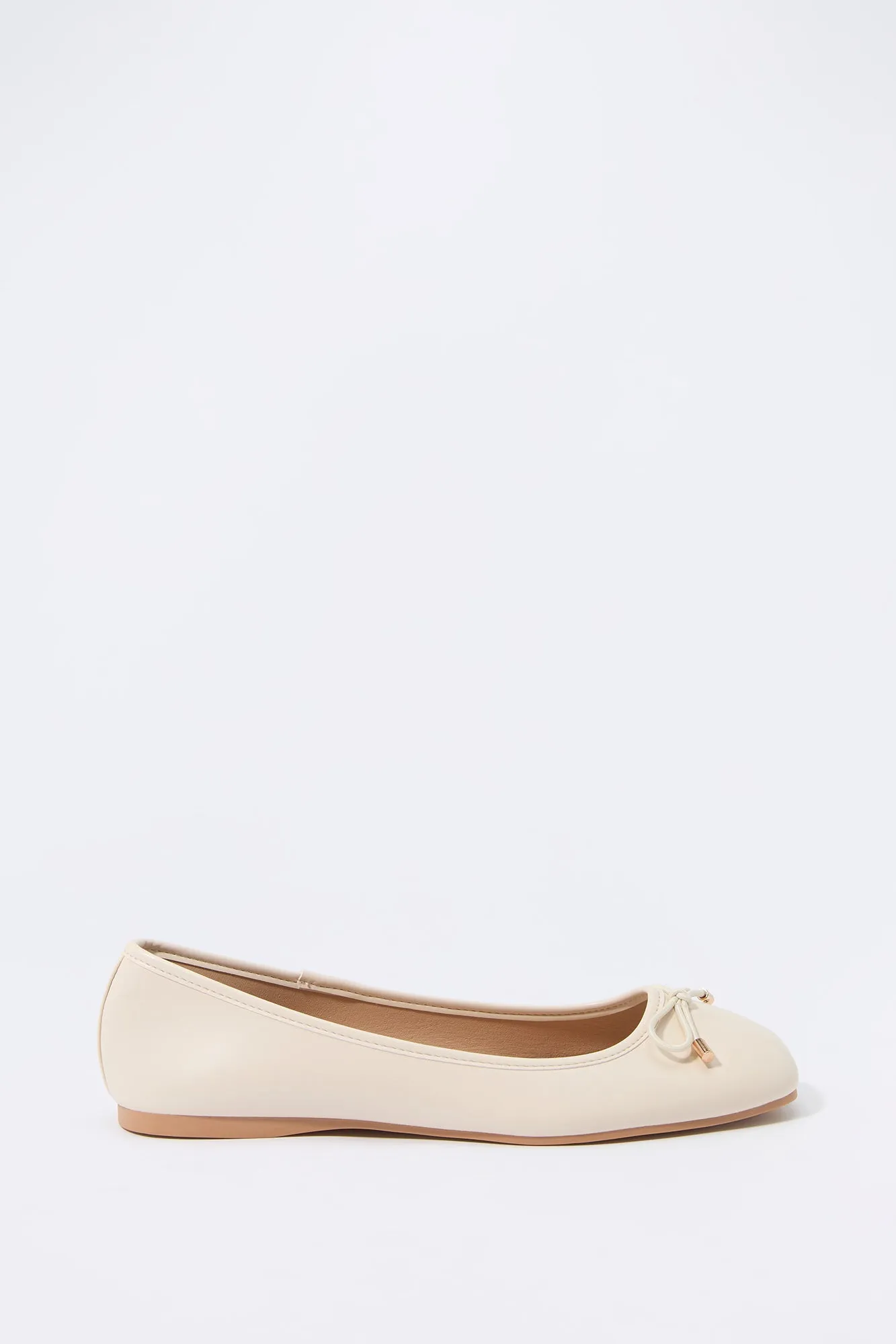 Faux Patent Leather Bow Ballet Flat sold by Charlotte Russe product image thumbnail 5