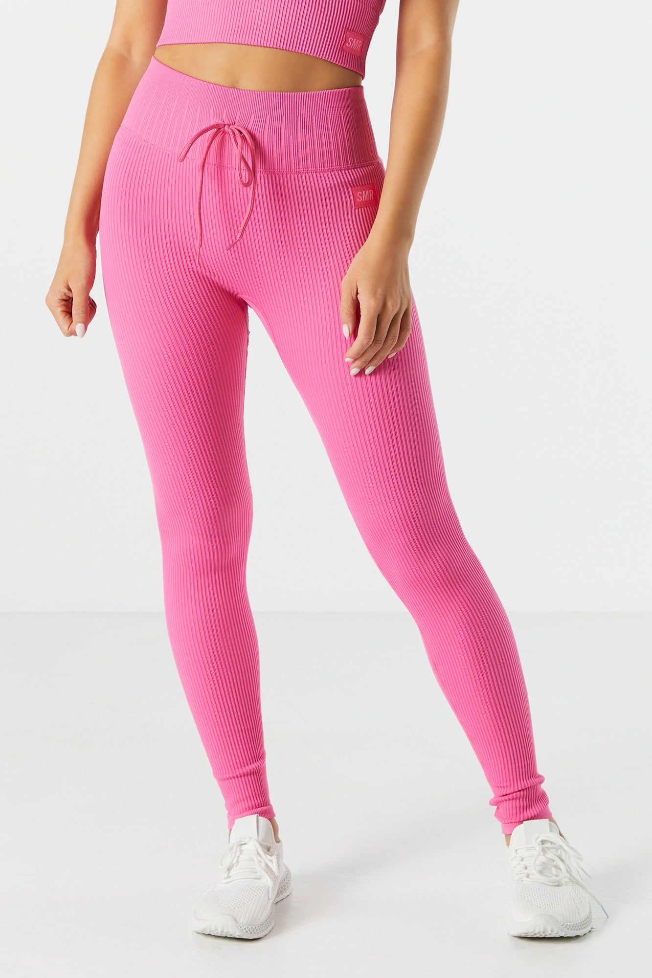 Sommer Ray Seamless Active Ribbed Tie Legging sold by Charlotte Russe product image thumbnail 5