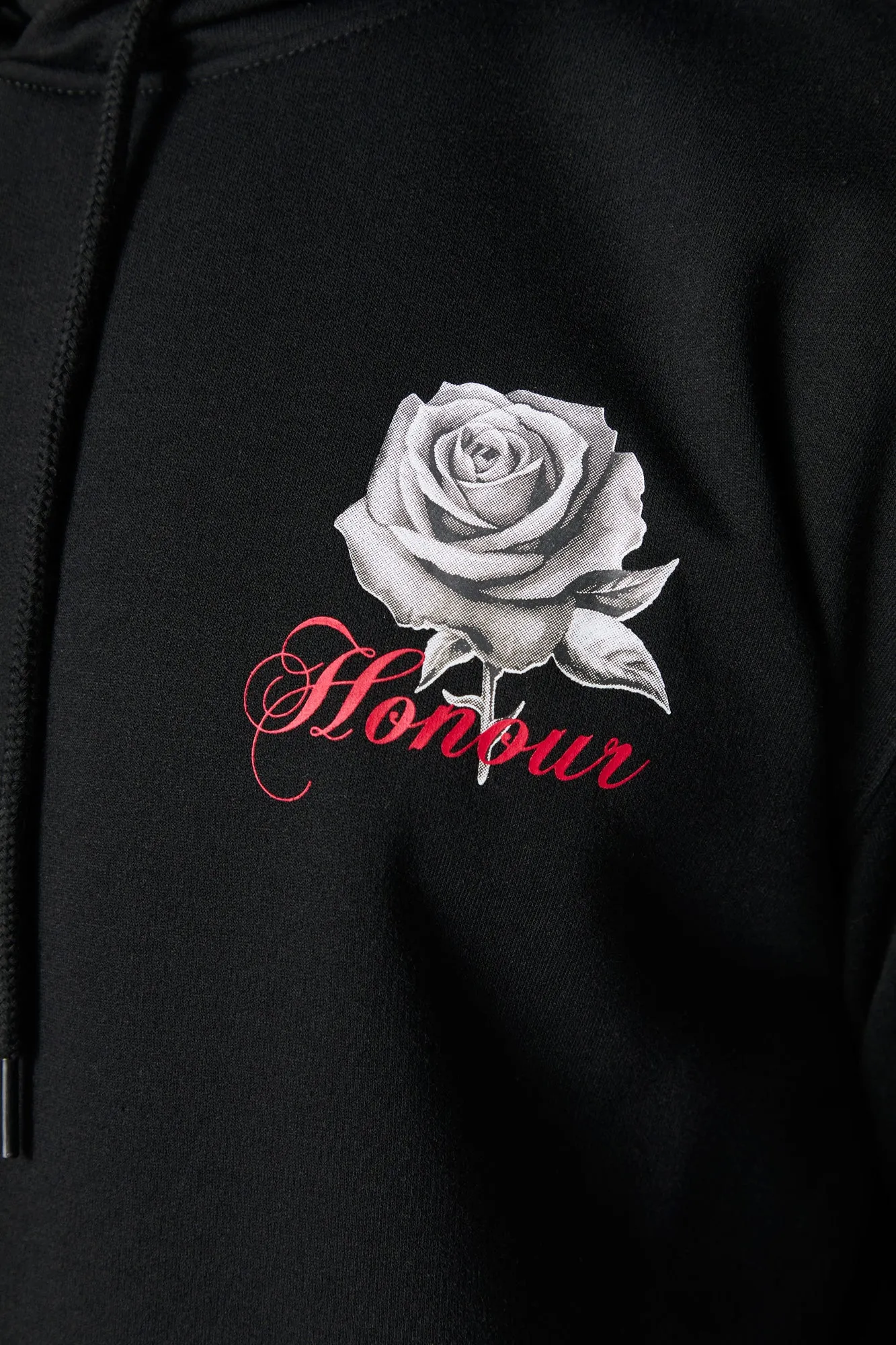 Honour Graphic Fleece Hoodie sold by Charlotte Russe product image thumbnail 4