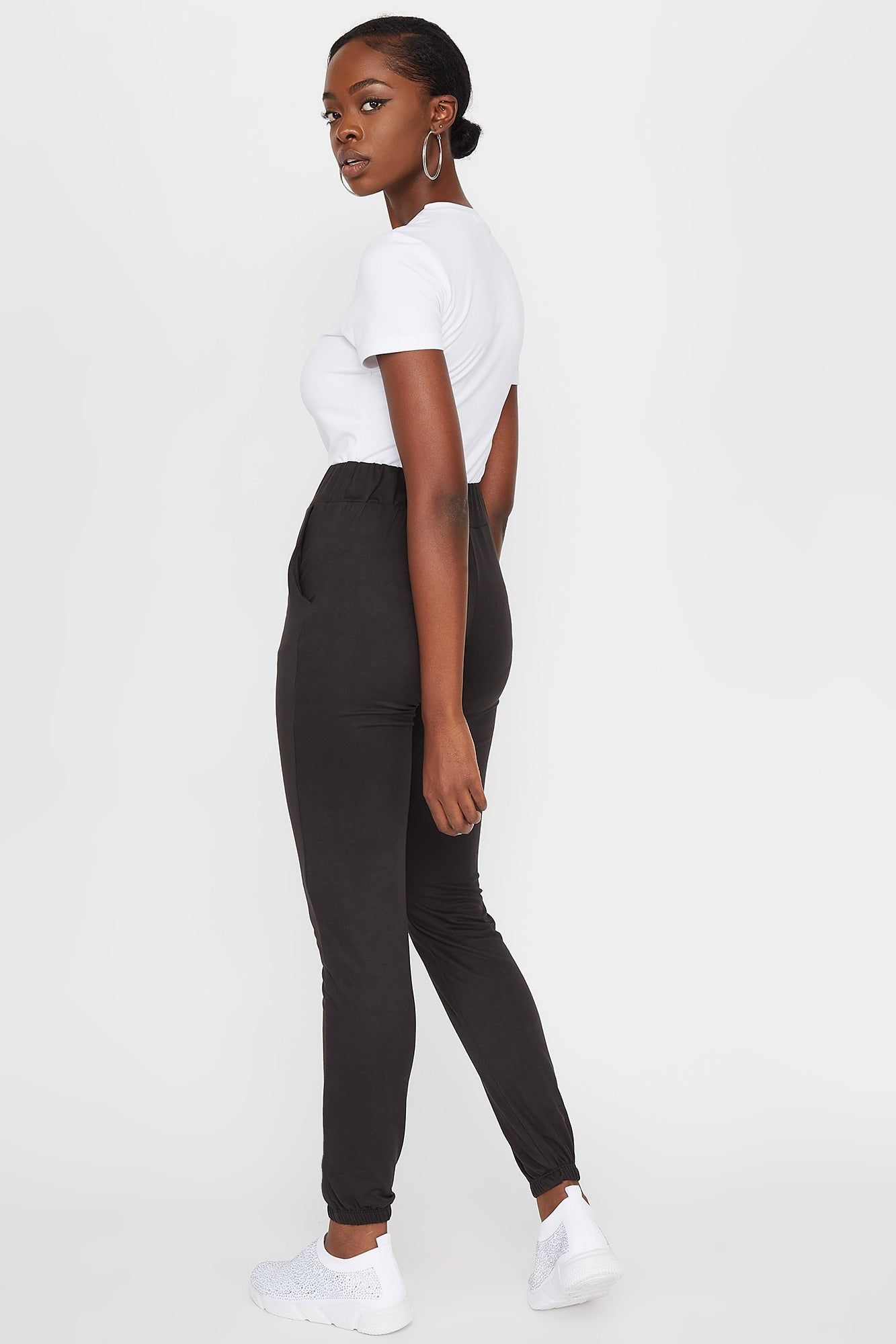 Soft Drawstring Jogger sold by Charlotte Russe product image thumbnail 3