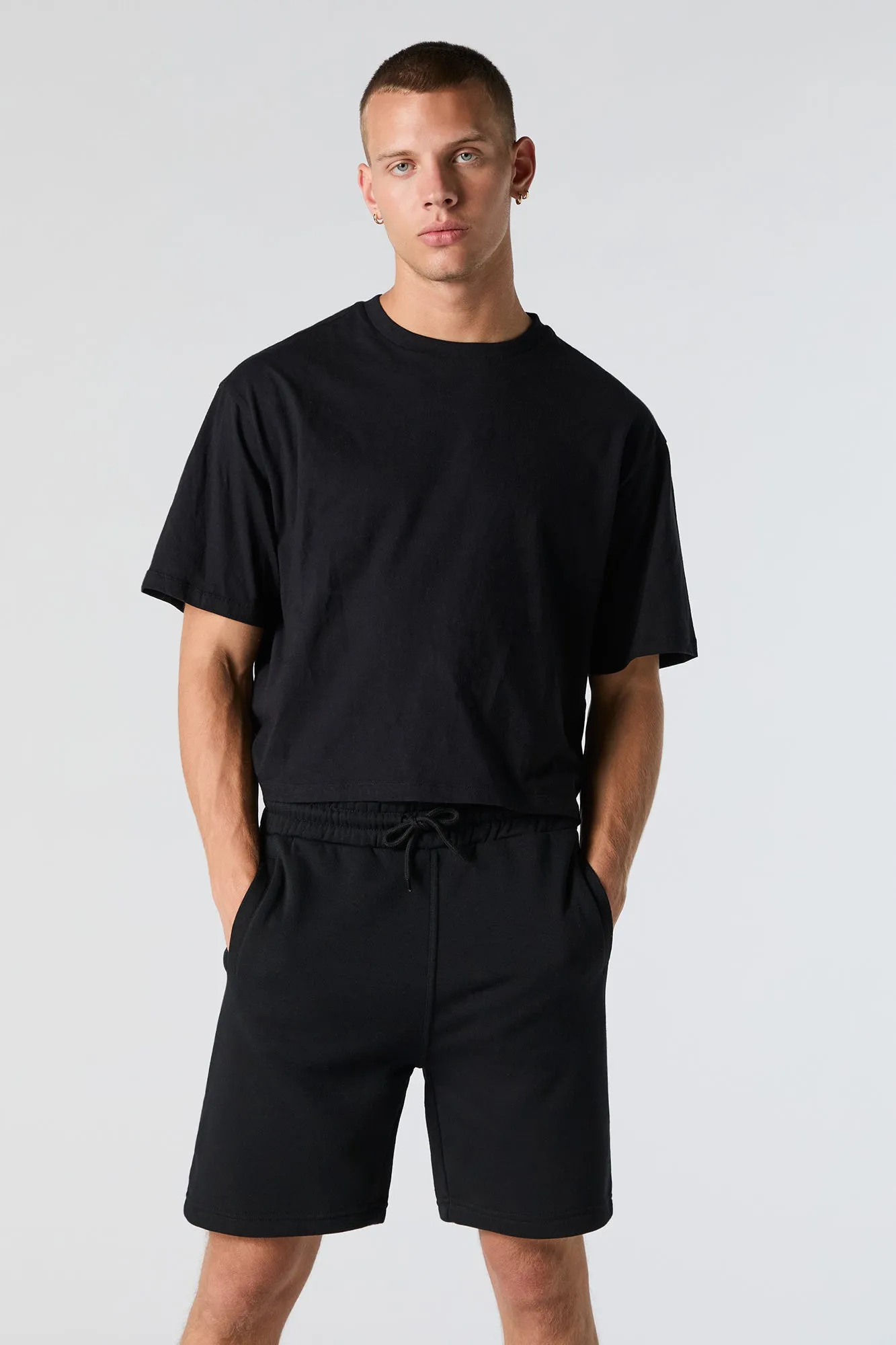 Everyday Fleece Mid Short sold by Charlotte Russe product image thumbnail 5