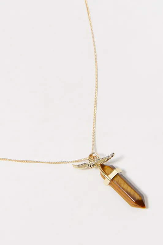 Gryffindor Gemstone Charm Necklace sold by Charlotte Russe