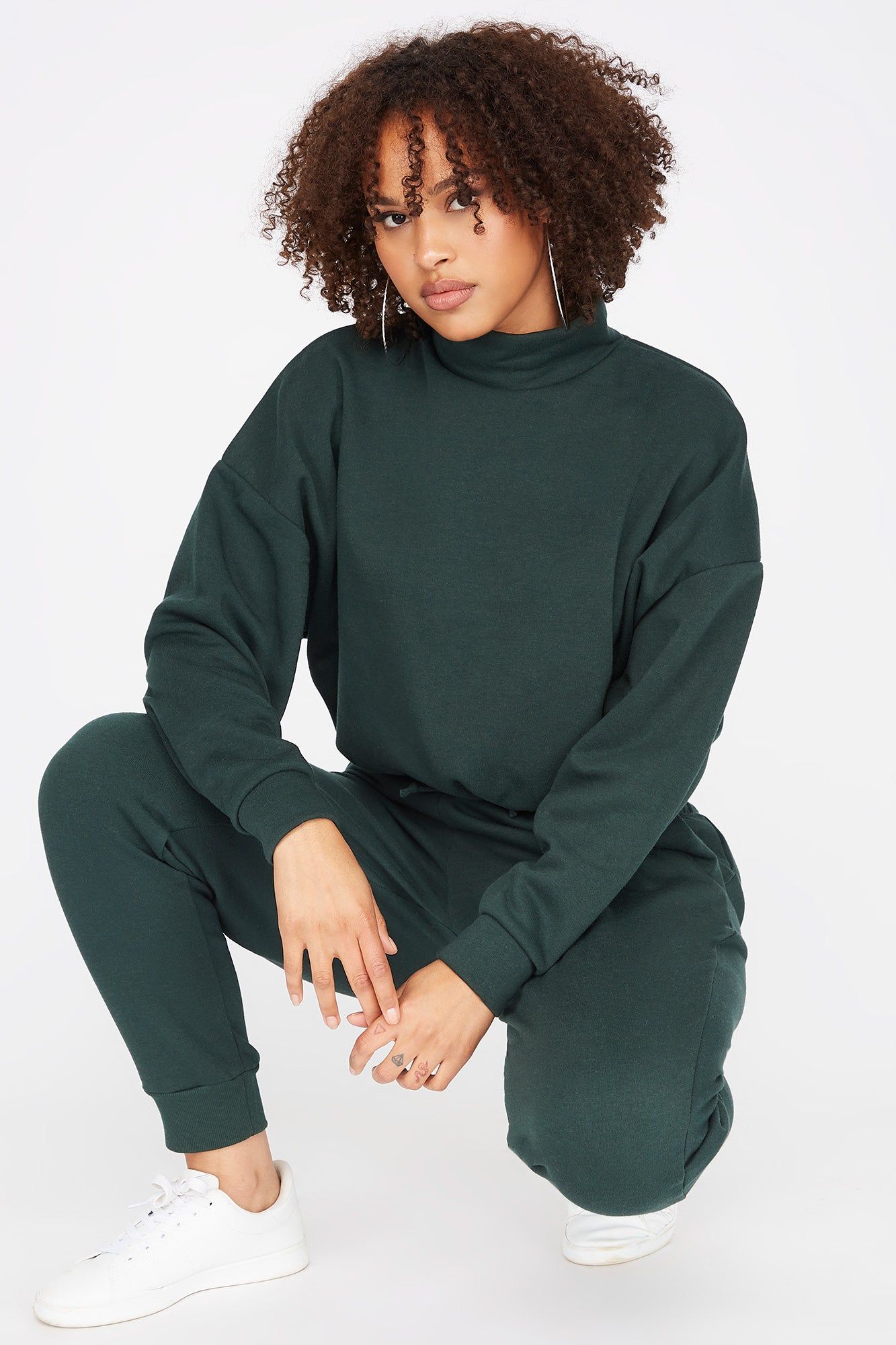 Fleece Drawstring Jogger sold by Charlotte Russe